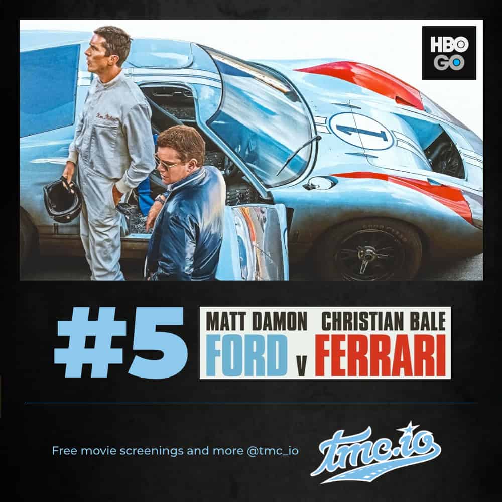 'Ford v Ferrari' is our #5 streaming movies to watch this weekend on HBO 'Ford v Ferrari' is our #5 streaming movies to watch this weekend on HBO